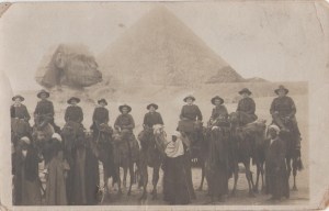 L-R SN Vesta May Rayson, male, SN Aimee Christine Michie, Nurse Walker, male, SN Helen Stewart, Nurse Moore, male, SN Mary Ellen Briggs, male.  Image courtesy Robyn Talbot.   