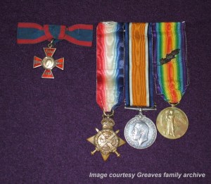 Medals of Matron Ida Greaves, RRC.  Photo courtesy Greaves family archive.
