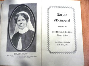 Pages of Anzac Memorial Book 1917 in the collection of Newcastle Public Library